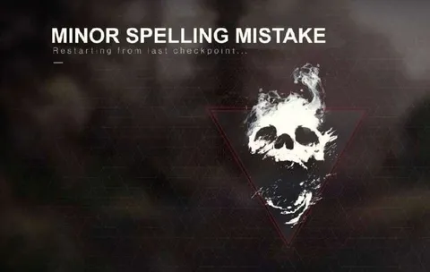 Minor Spelling Mistake Restart