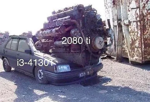 2080 Ti vs i3-4130T