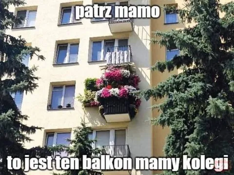 Balkon mamy kolegi