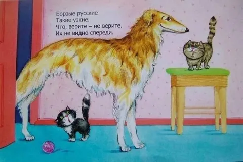 Борзые русские и коты