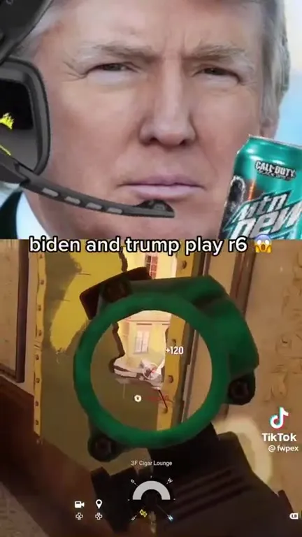 Biden and Trump Play Rainbow Six