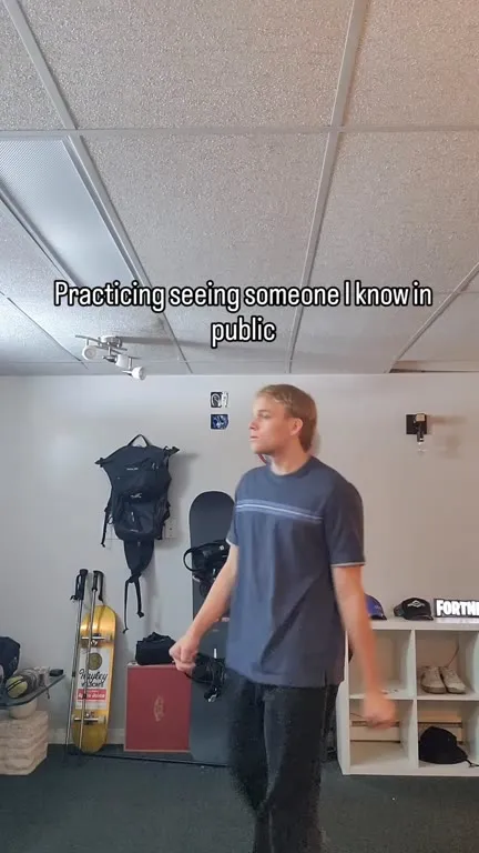 Practicing Seeing Someone in Public