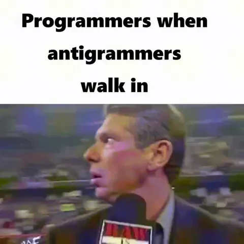 Programmers When Antigrammers Walk In