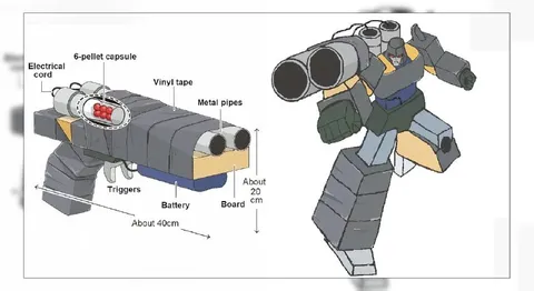 Cardboard Gun Turns Into Robot