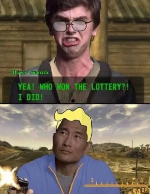 Oliver Swanick Wins the Lottery