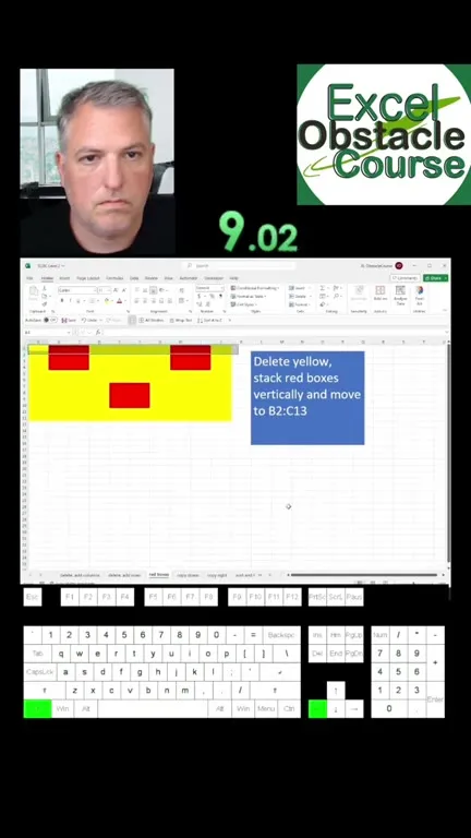 Excel Obstacle Course Speedrun