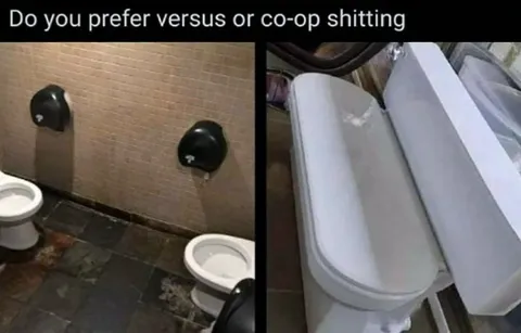 Versus or Co-op Shitting