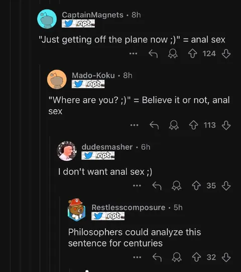 Philosophers Analyze Anal Sex