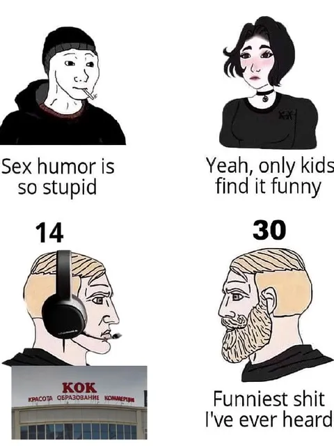 Sex Humor Gets Funnier With Age