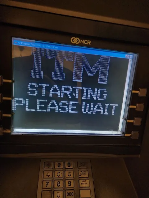ATM Starting Please Wait
