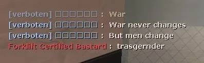 War Never Changes, But Men Do