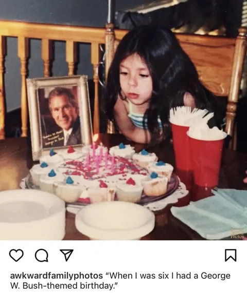 George W. Bush Birthday Cake