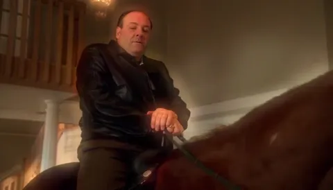 Tony Soprano and the Horse
