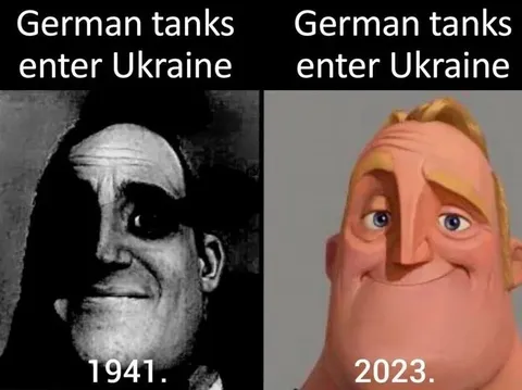 German Tanks Enter Ukraine