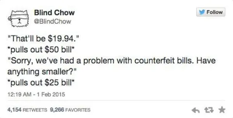 Counterfeit Bills and a $25 Bill