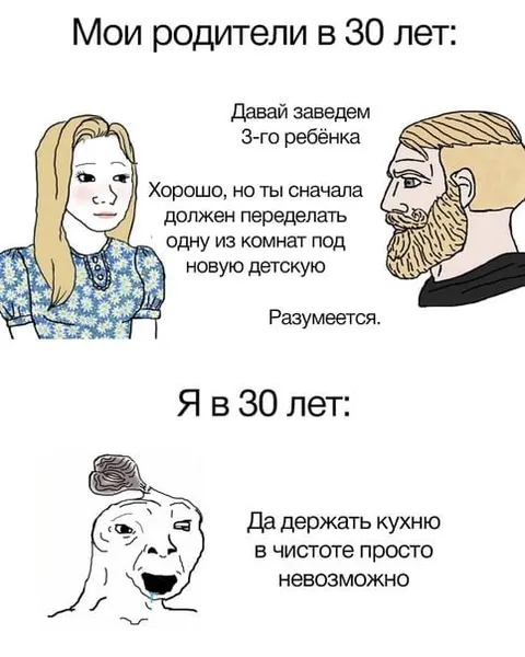 Родители и я в 30 лет