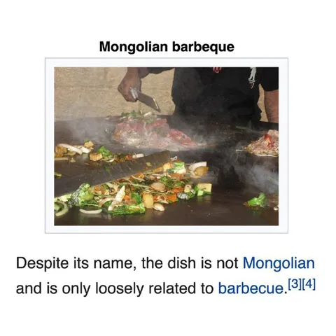 Mongolian Barbecue Is Not Mongolian