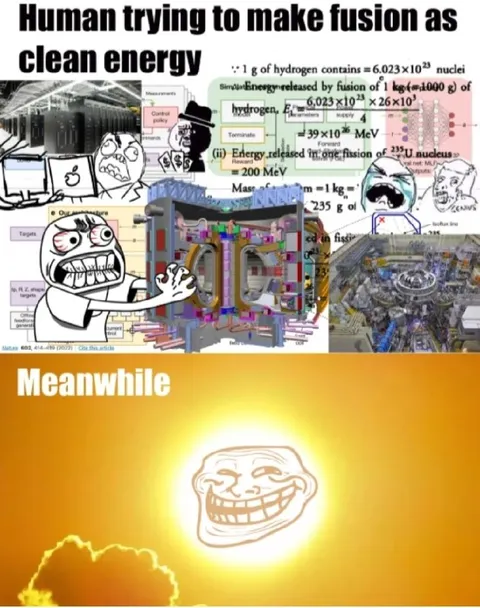 Human Trying to Make Fusion Energy