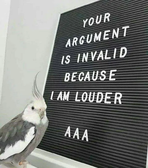 Louder Argument Wins