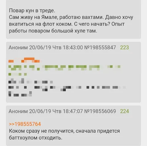 Повар хочет стать коком