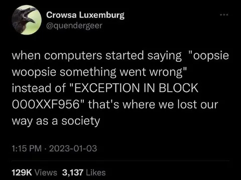 Computers Lost Their Way