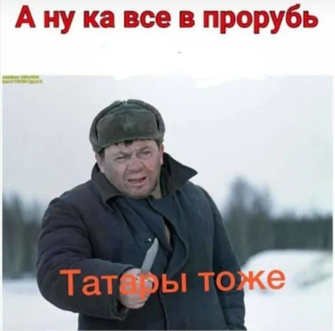 Все в прорубь, татары тоже