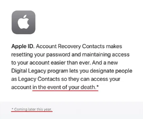 Apple Legacy Contacts After Death