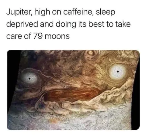 Jupiter Running on Caffeine