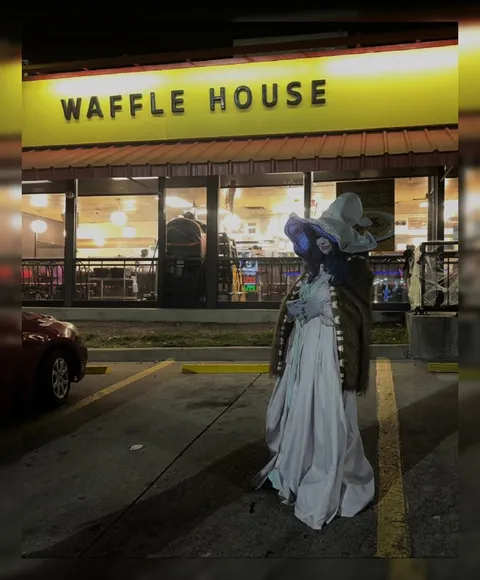 Witch Outside Waffle House