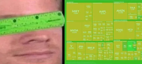 Stock Market Heatmap Headband