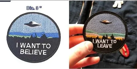 I Want to Believe Patch Comparison