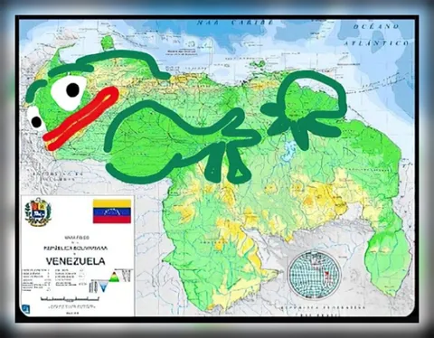 Venezuela convertida en rana