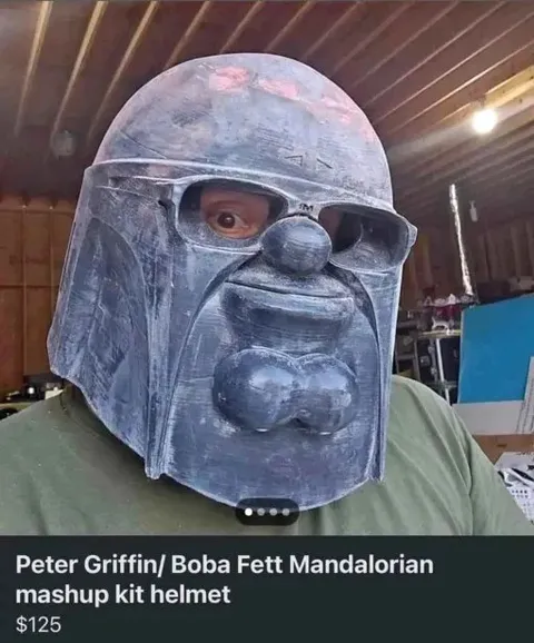 Peter Griffin Boba Fett Helmet