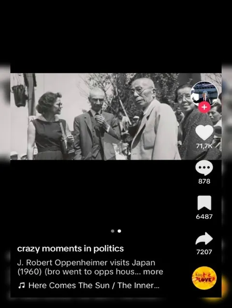 Oppenheimer Visits Japan