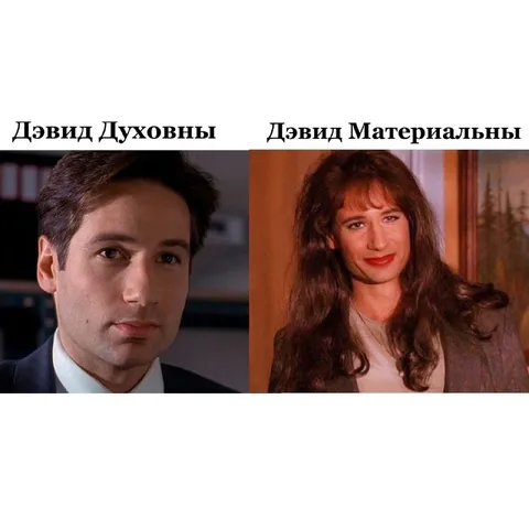 Дэвид Духовны и Дэвид Материальный