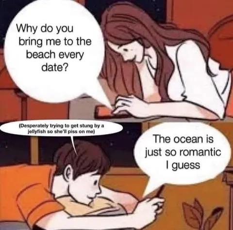 Beach Date Jellyfish Prank