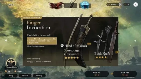 Finger Invocation Weapon Wish