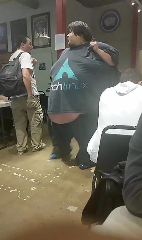 Linux Shirt Doesn't Fit