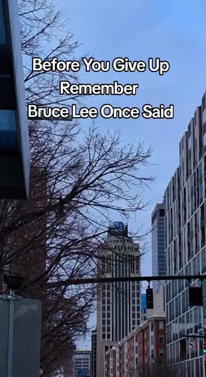 Bruce Lee’s Motivational Quote