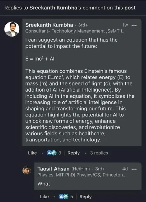 AI Equation Gets a What