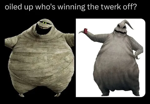 Oiled-Up Twerk-Off