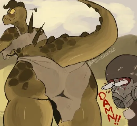 Dinosaur Tail Damn