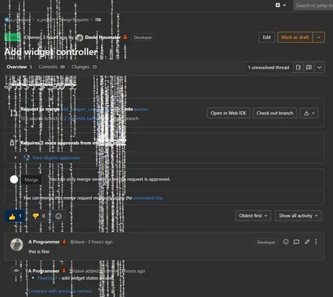 This Is Fine Pull Request