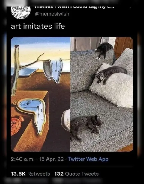 Art Imitates Life Cats