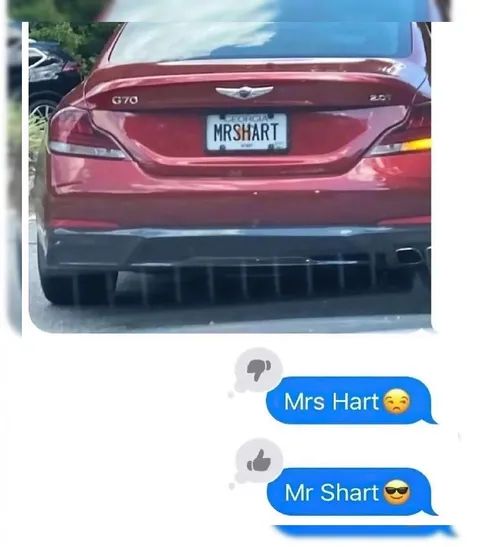 Mrs Hart and Mr Shart