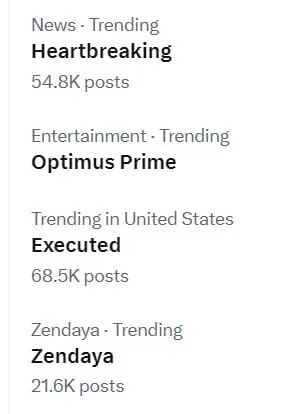 Optimus Prime Executed Trending