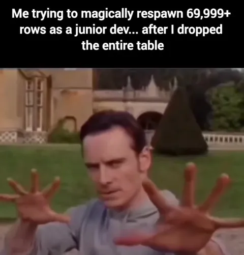 Junior Dev Respawns the Database