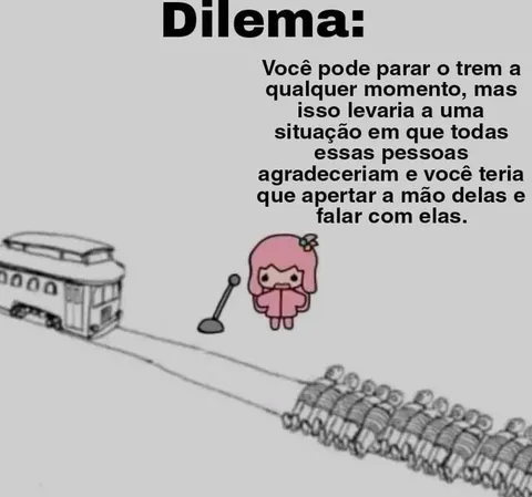 Dilema de parar o trem