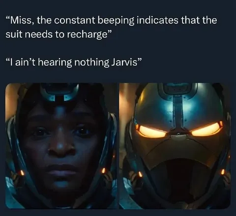 The Suit Needs to Recharge