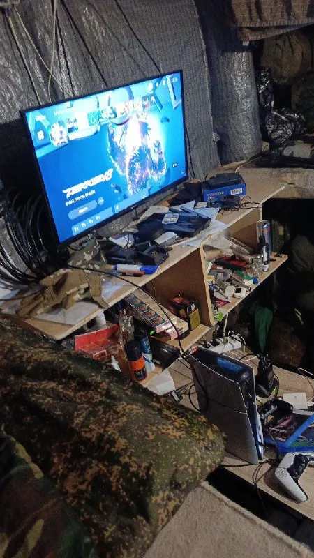 Игровая зона в окопе